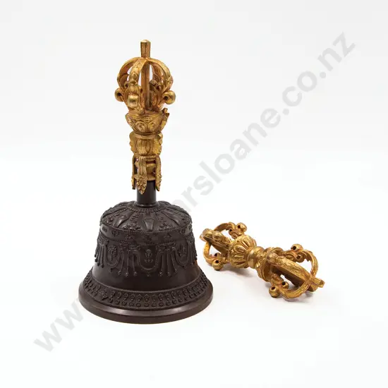 A Good Quality Tibetan Bell and Dorje