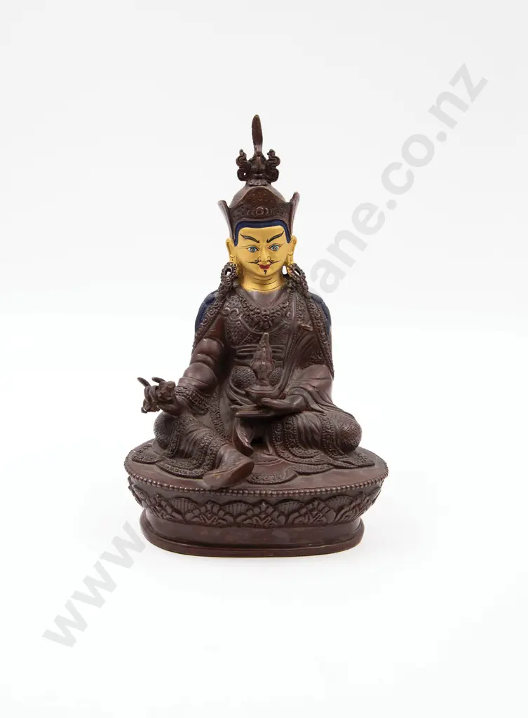 A Nepalese Padmasambhava (Guru Rinpoche) Figure Image 1++