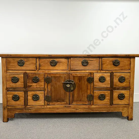 A Chinese Elm Sideboard