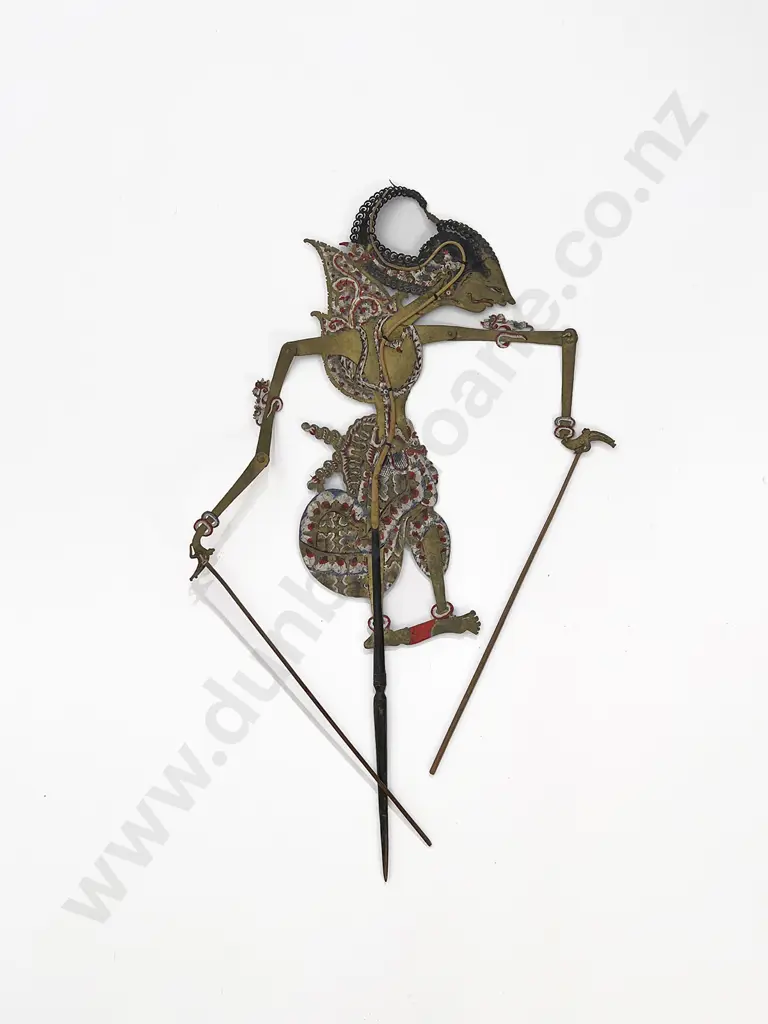Three Indonesian Javanese Wayang Shadow Play Puppets Image 1++