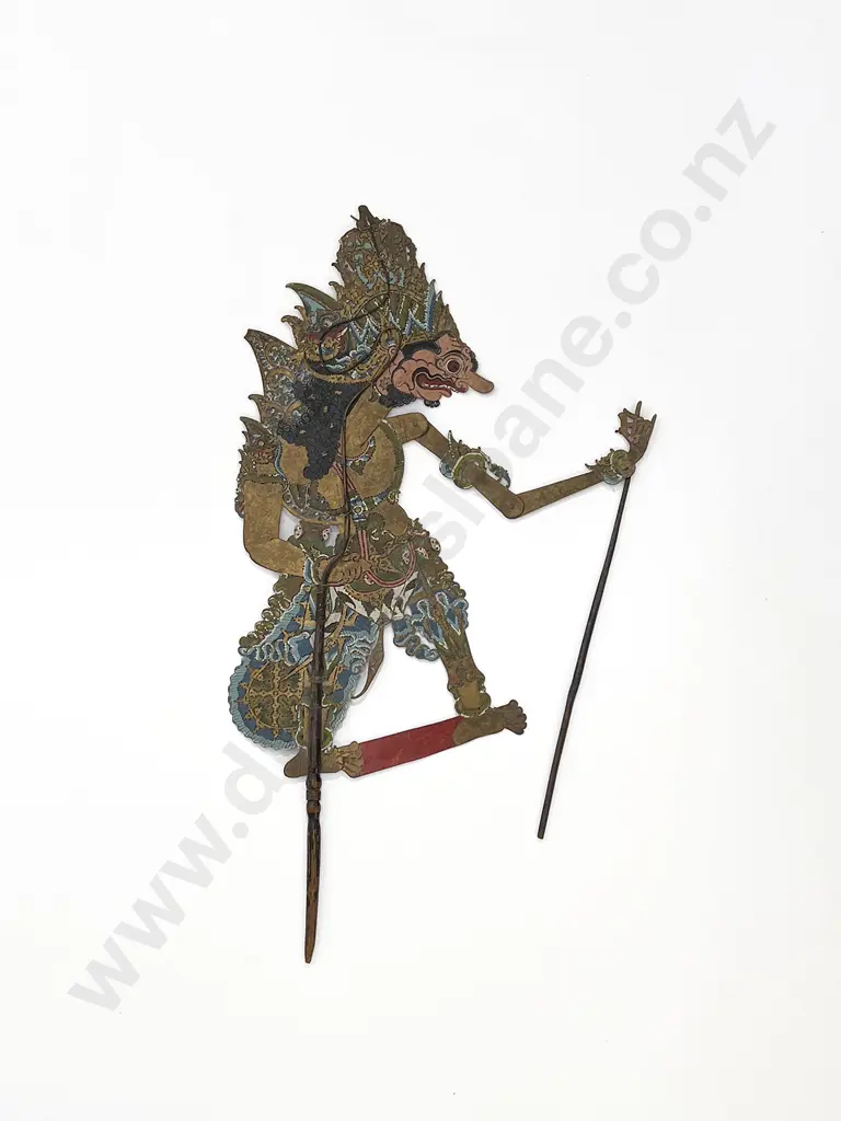 Three Indonesian Javanese Wayang Shadow Play Puppets Image 1++