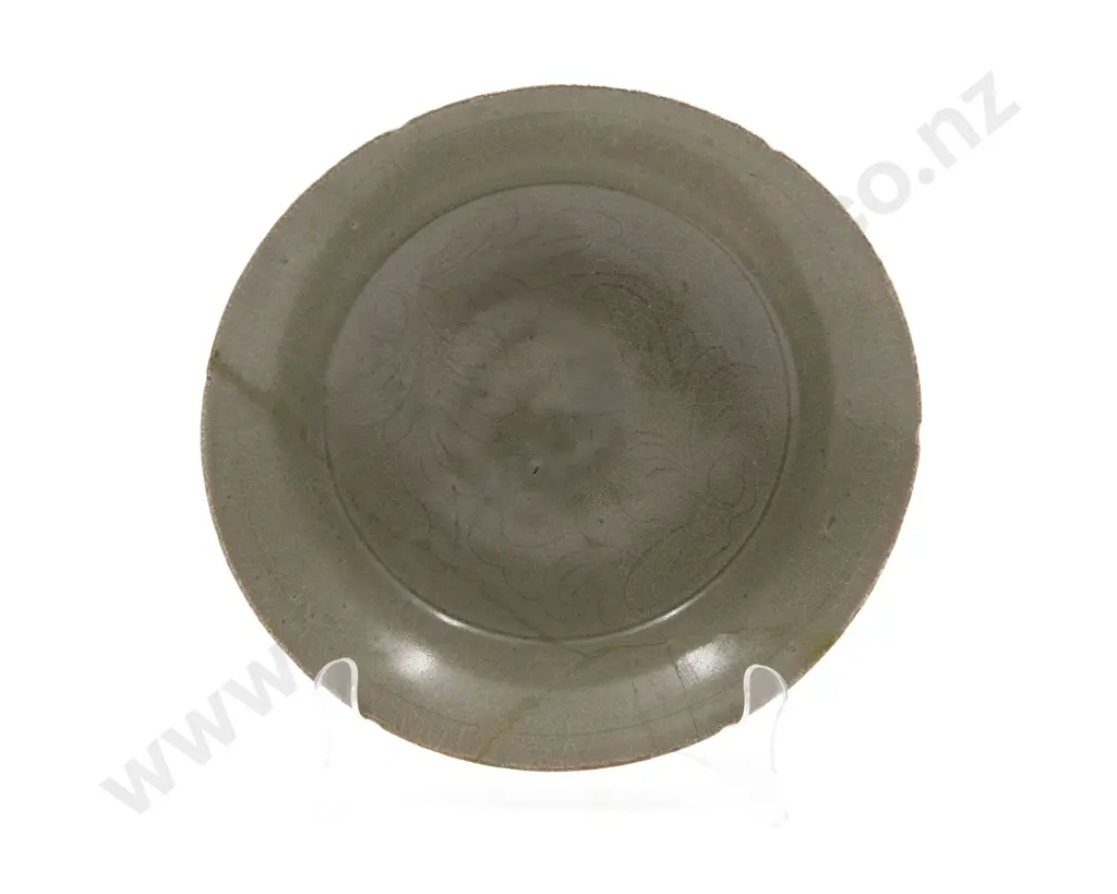 A Korean Goryeo Dynasty (935-1392) Celedon Glazed Bowl Image 1++