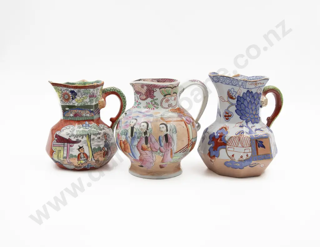 Masons Patent Ironstone Three Jugs Image 1++