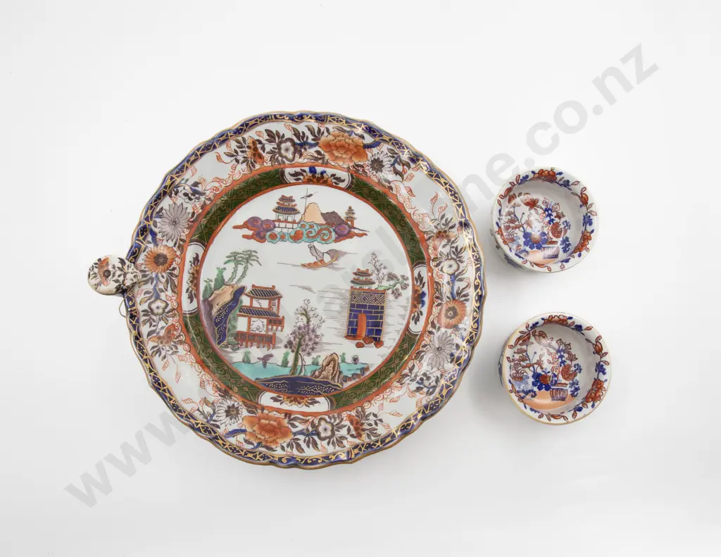 Masons Ironstone Patent Japonais Pattern Warming Plate Image 1++