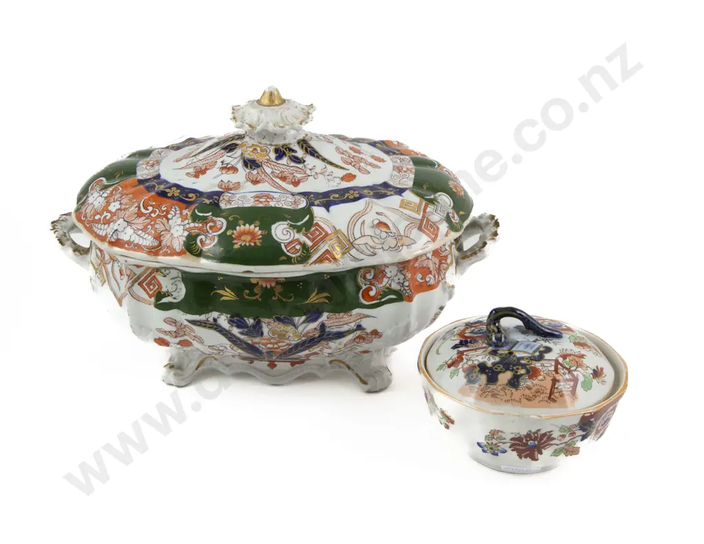 Masons Ironstone Patent Soup Tureen Image 1++