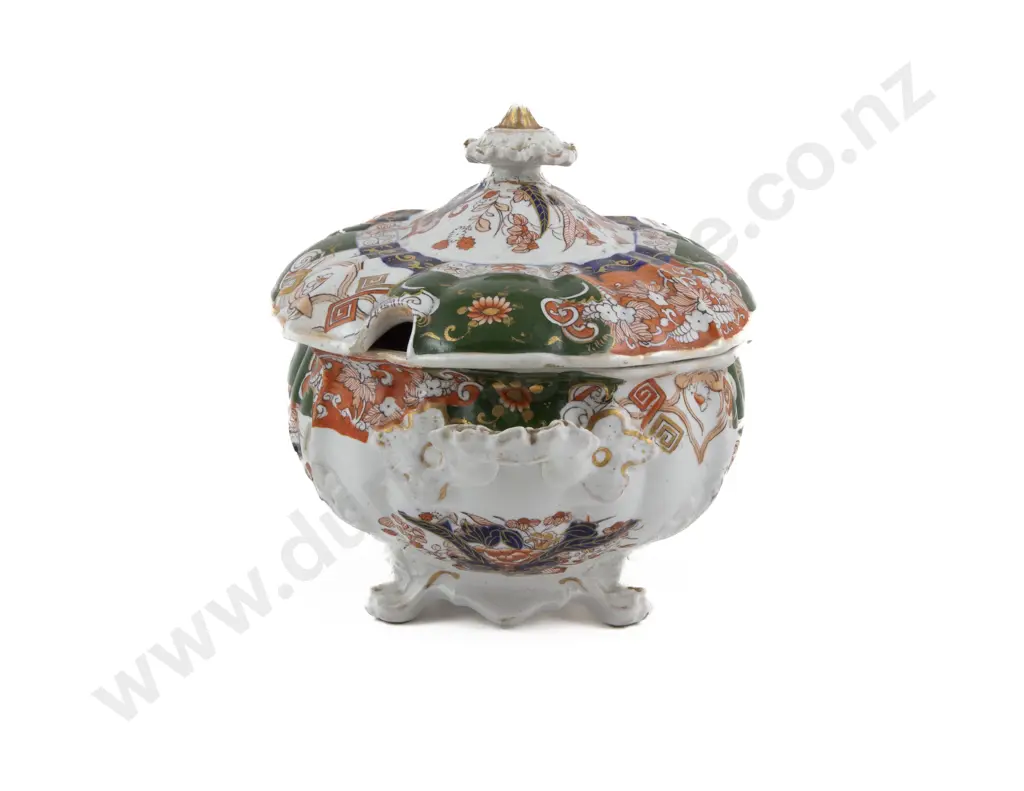 Masons Ironstone Patent Soup Tureen Image 1++