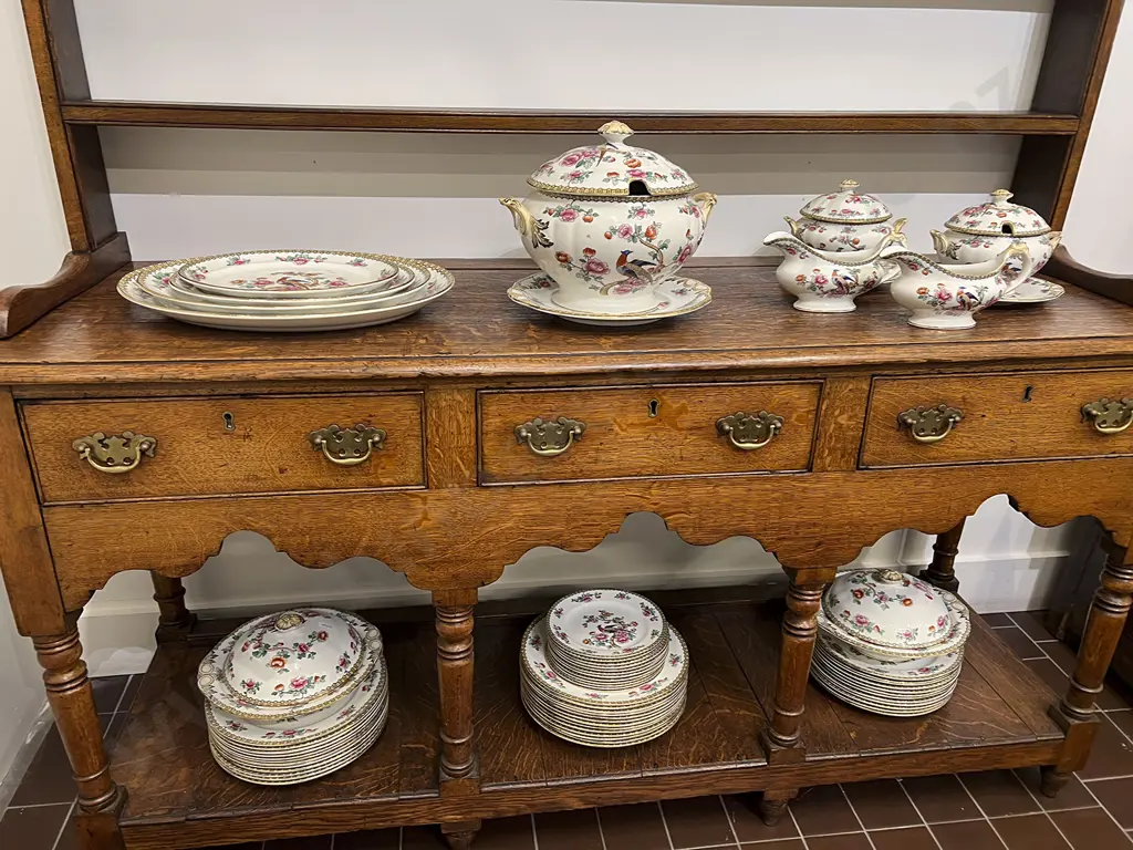 Wheldon Ware 64pce "Pheasant" Pattern Dinner Set Image 1++