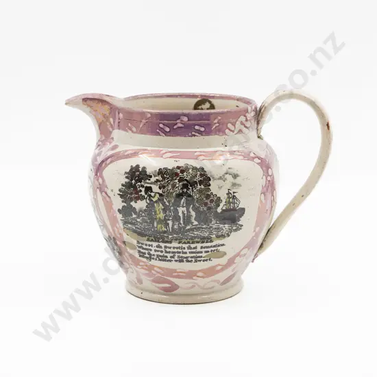 C19th Sunderland Lustre Jug