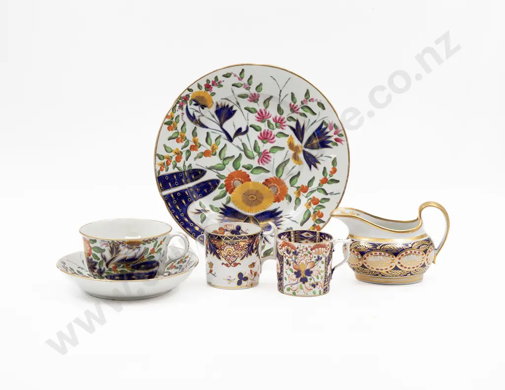 Collection Early C19th English Porcelain Tea Ware Image 1++
