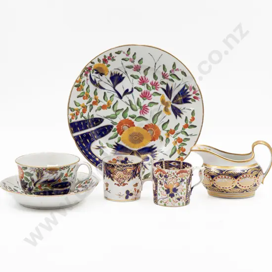Collection Early C19th English Porcelain Tea Ware