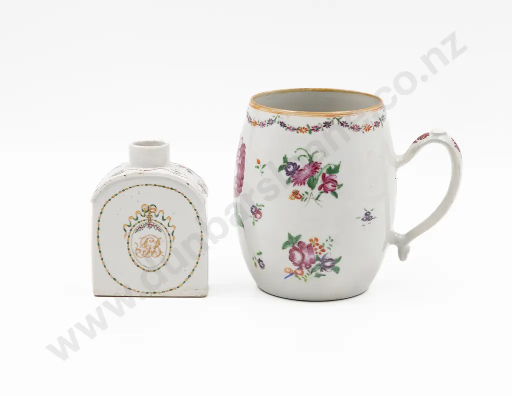 Late C18/19th Chinese Export Tea Caddy Image 1++