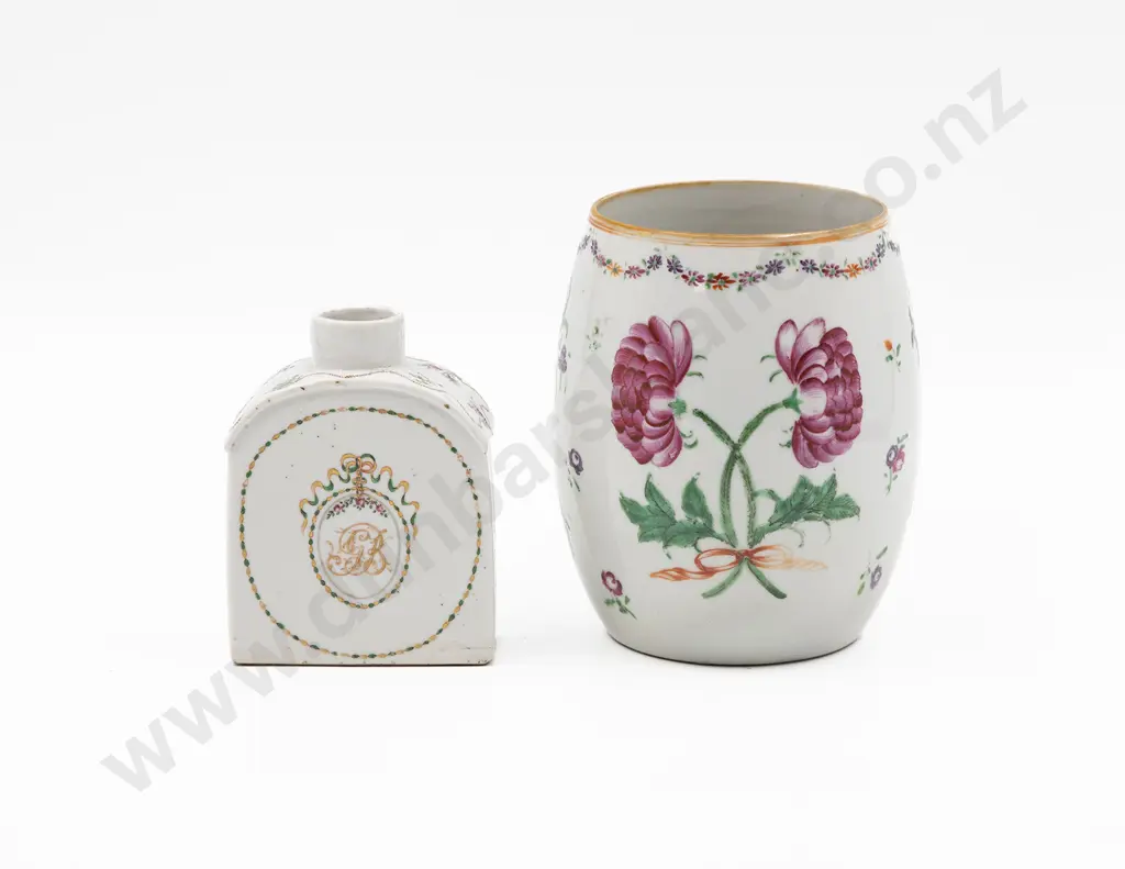 Late C18/19th Chinese Export Tea Caddy Image 1++