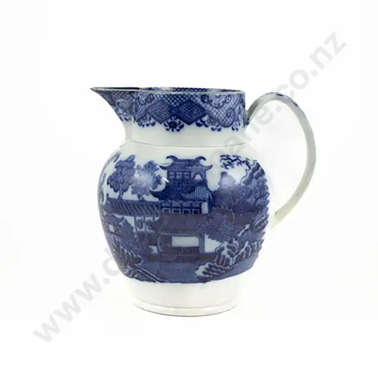 Early C19th English Blue & White Jug