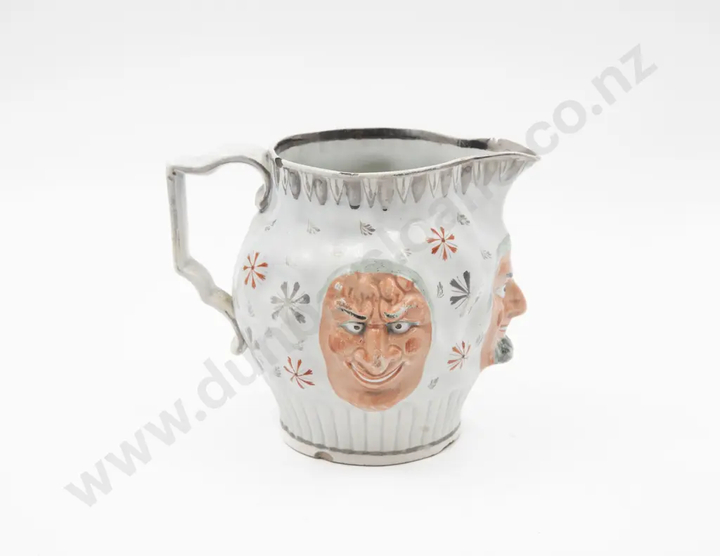 Early C19th English Moulded Pottery Jug Image 1++