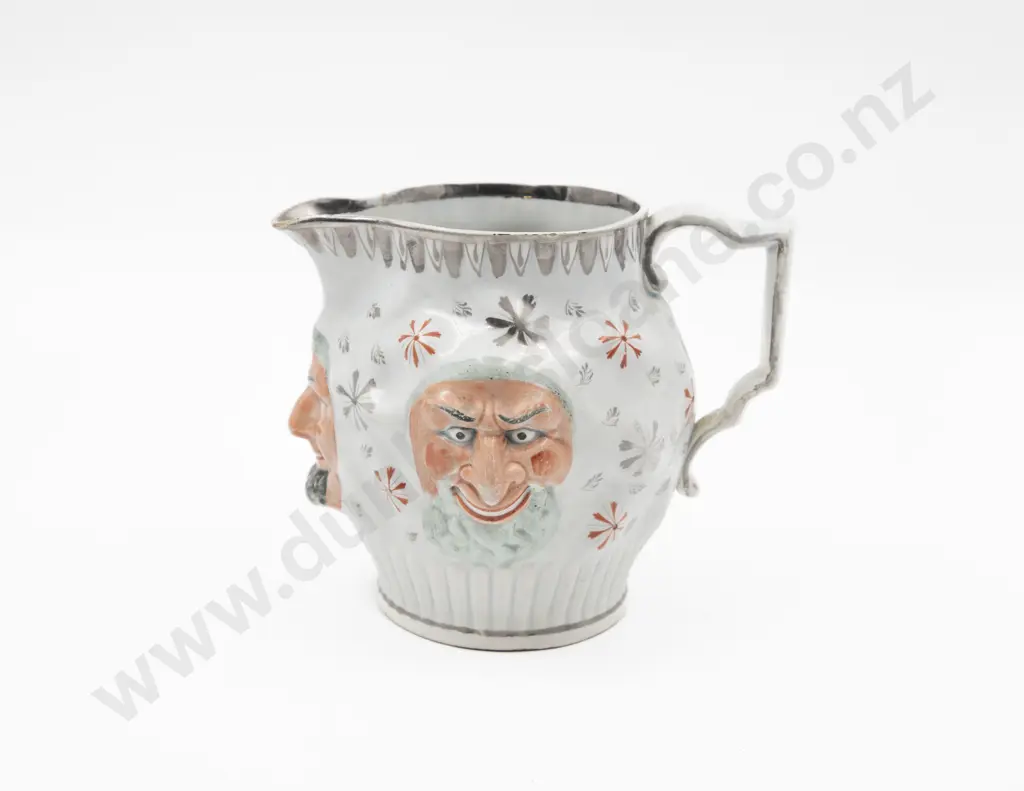 Early C19th English Moulded Pottery Jug Image 1++