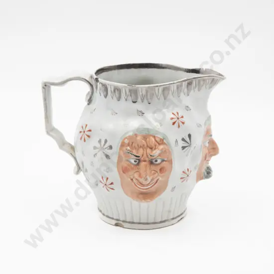 Early C19th English Moulded Pottery Jug