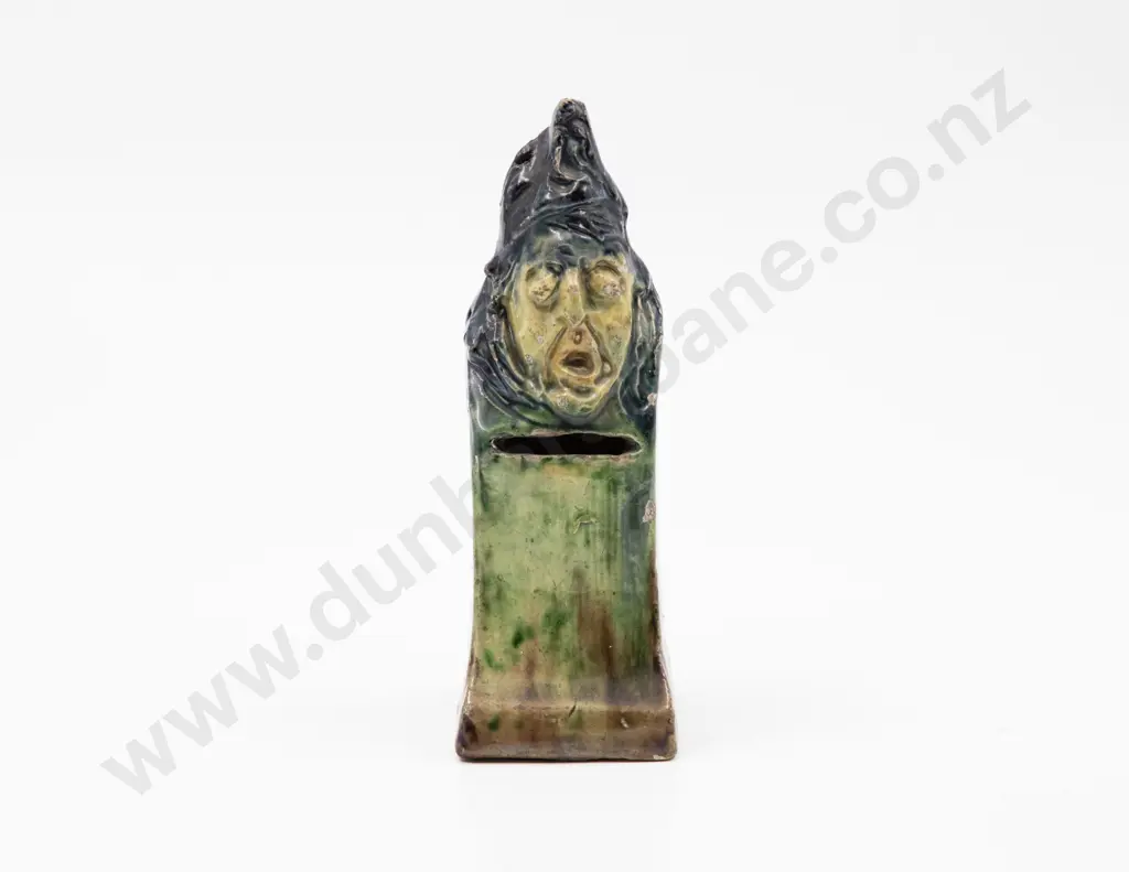 Early Victorian Staffordshire Childs Gnome Mask Money Box Image 1++