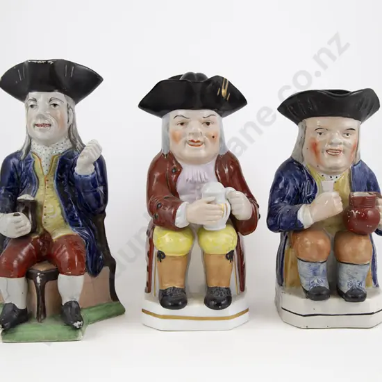 Three Various C19th Toby Jugs