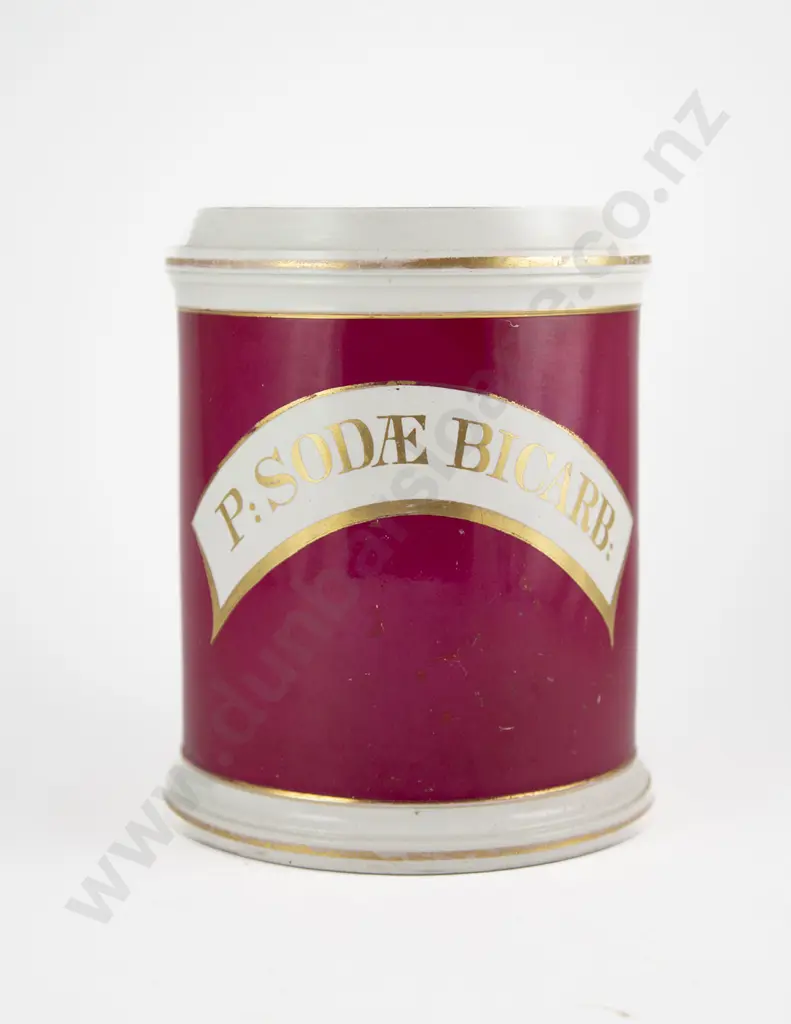 Victorian Chemist China Jar Image 1++