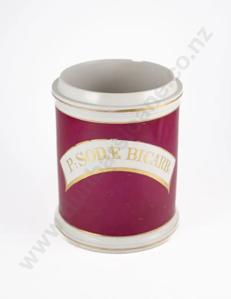 Victorian Chemist China Jar Image 1++