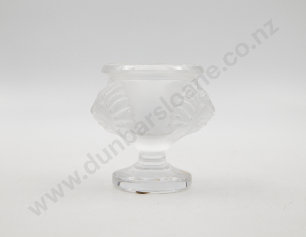 Lalique "Tete De Lion" Cigarette/Match Holder Image 1++
