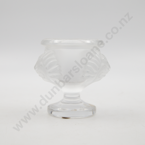 Lalique "Tete De Lion" Cigarette/Match Holder