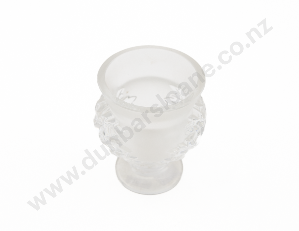 Lalique "St Cloud" Pattern Acanthus Handled Vase Image 1++