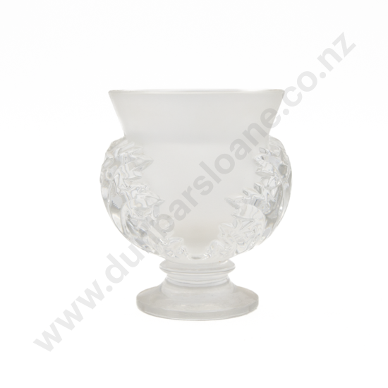 Lalique "St Cloud" Pattern Acanthus Handled Vase