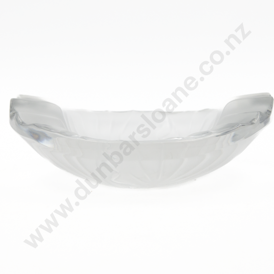 Lalique "Nancy Cendrier" Pattern Frosted Glass Bowl