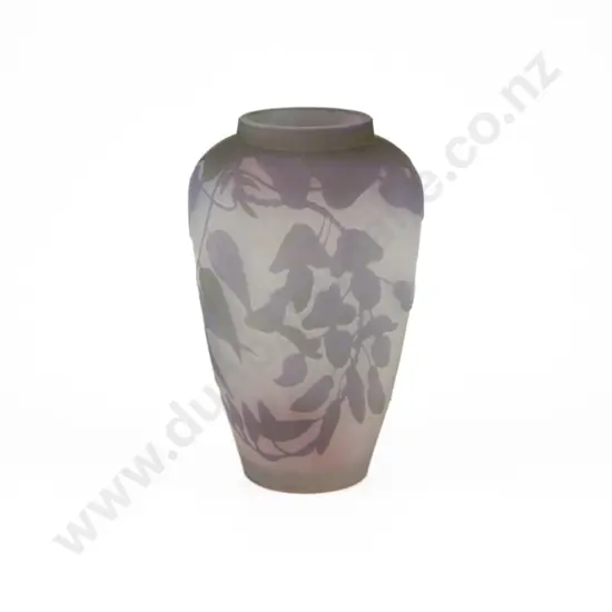 Small Galle Acid Etched Vase