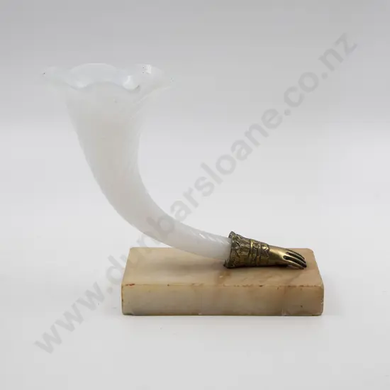 Victorian Opalescent Glass Cornucopia