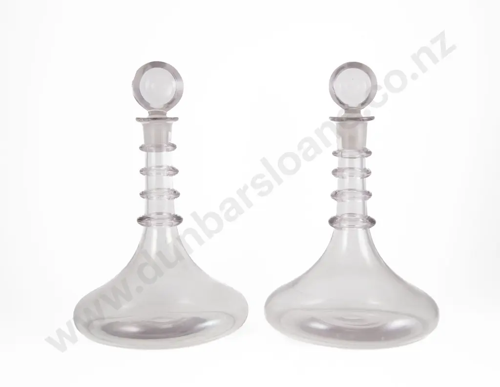 Possible Pair Early James Powell (Whitefriars) Decanters Image 1++