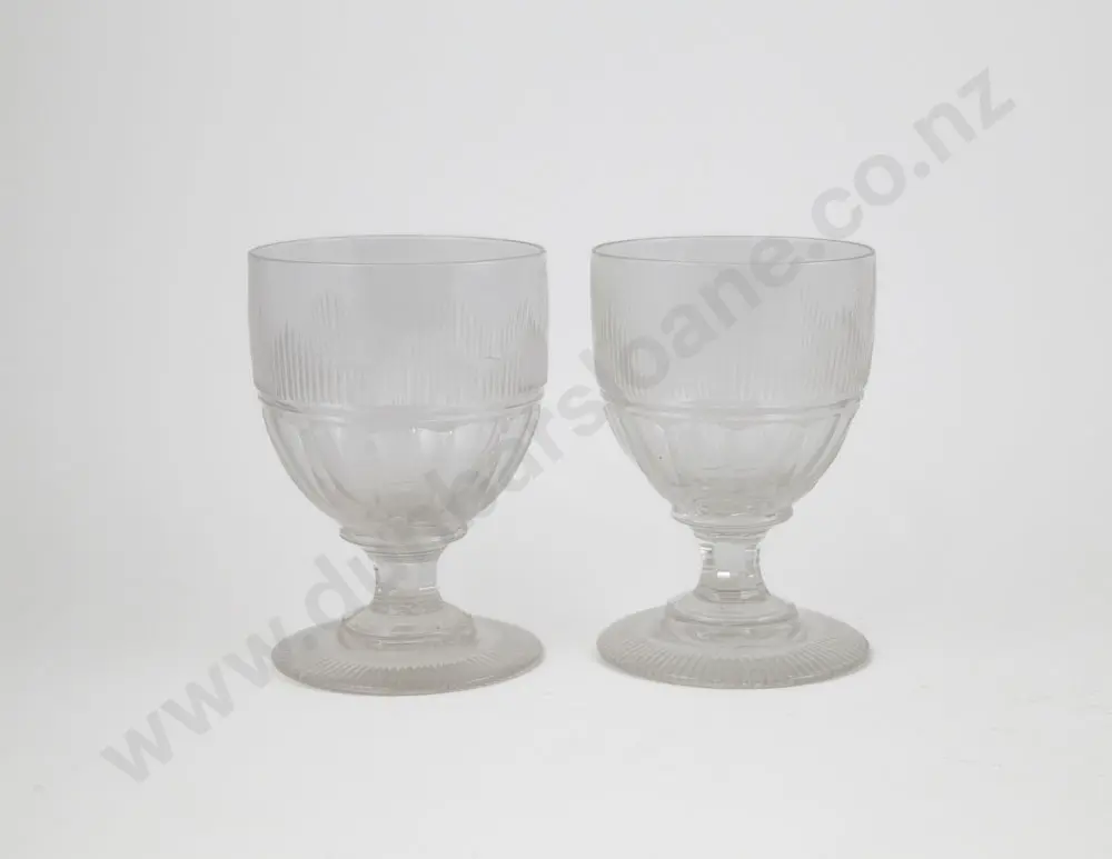 An Elegant Pair Of C19th Century Rummers Image 1++