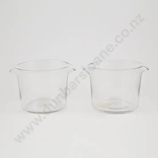 Pair C19th Glass Rinsers
