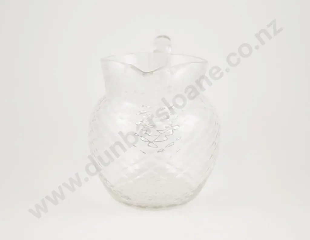 Edwardian Cut Glass Water Jug Image 1++