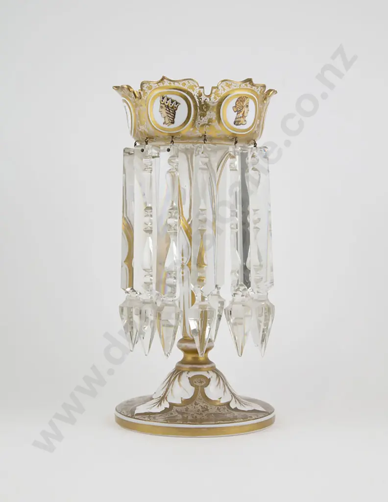 C19th Bohemian Glass Lustre Image 1++