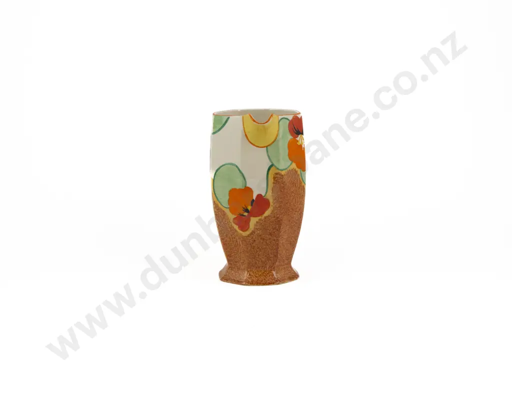 Clarice Cliff Bizarre "Nasturtium" Athens Shape Jug Image 1++