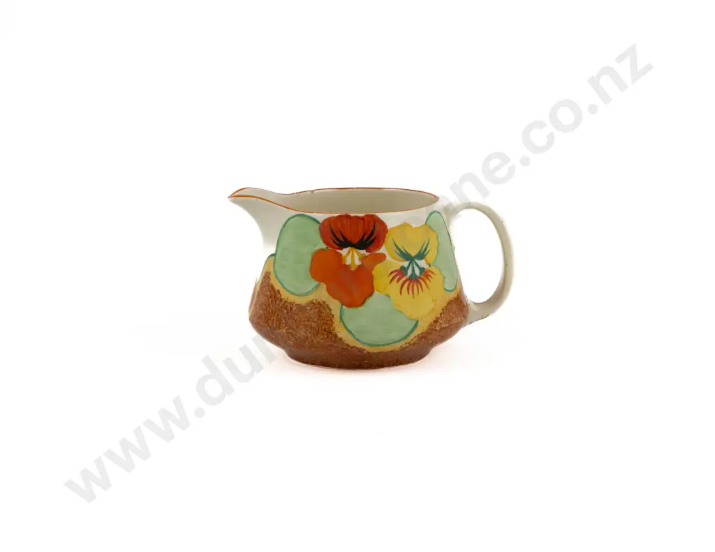 Clarice Cliff Bizarre "Nasturtium" Jug Image 1++