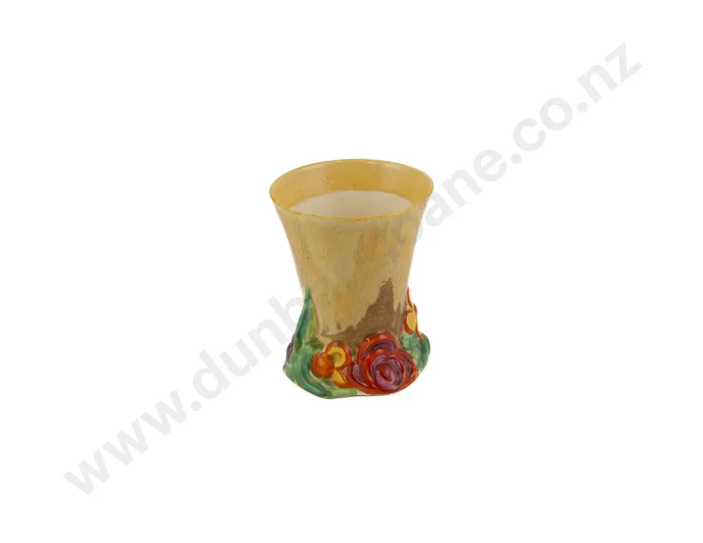 Small Clarice Cliff "My Garden" Pattern Vase Image 1++