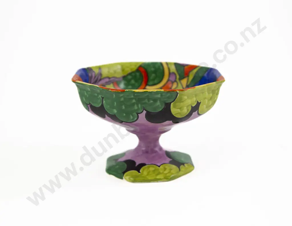 Grimwades "Delhi" Hand Painted Art Deco Bon Bon Dish Image 1++