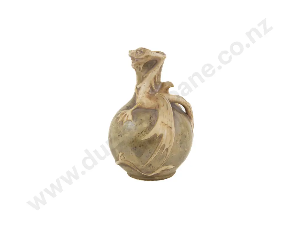 Rare Circa 1901 Amphora Dragon Vase By Eduard Stellmacher Image 1++