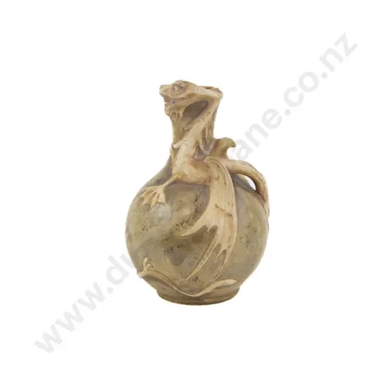 Rare Circa 1901 Amphora Dragon Vase By Eduard Stellmacher