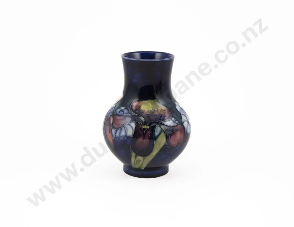 Small Moorcroft Slipper Orchid Vase Image 1++