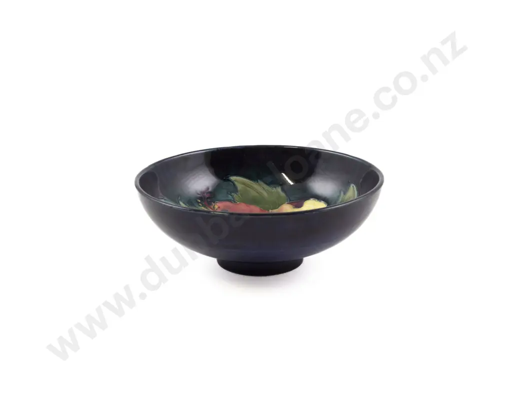 Moorcroft Hibiscus Footed Circular Bowl Image 1++