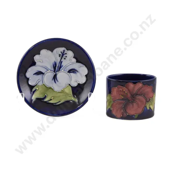 Small Moorcroft Hibiscus Spill Vase