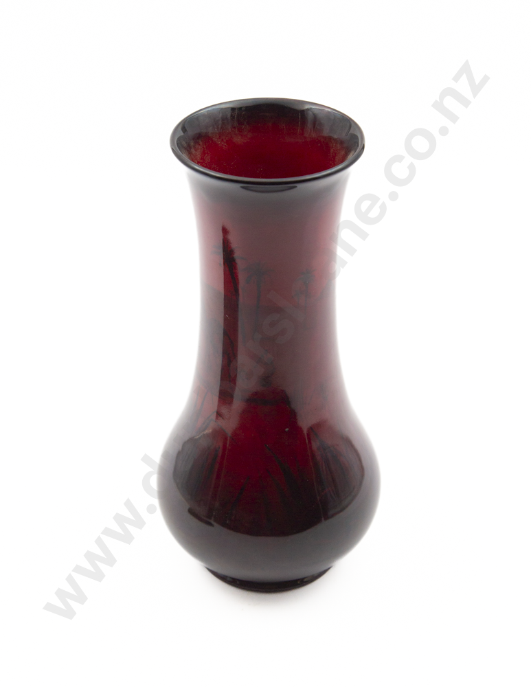 Large Royal Doulton Flambe Arabian Desert Pattern Vase Image 1++