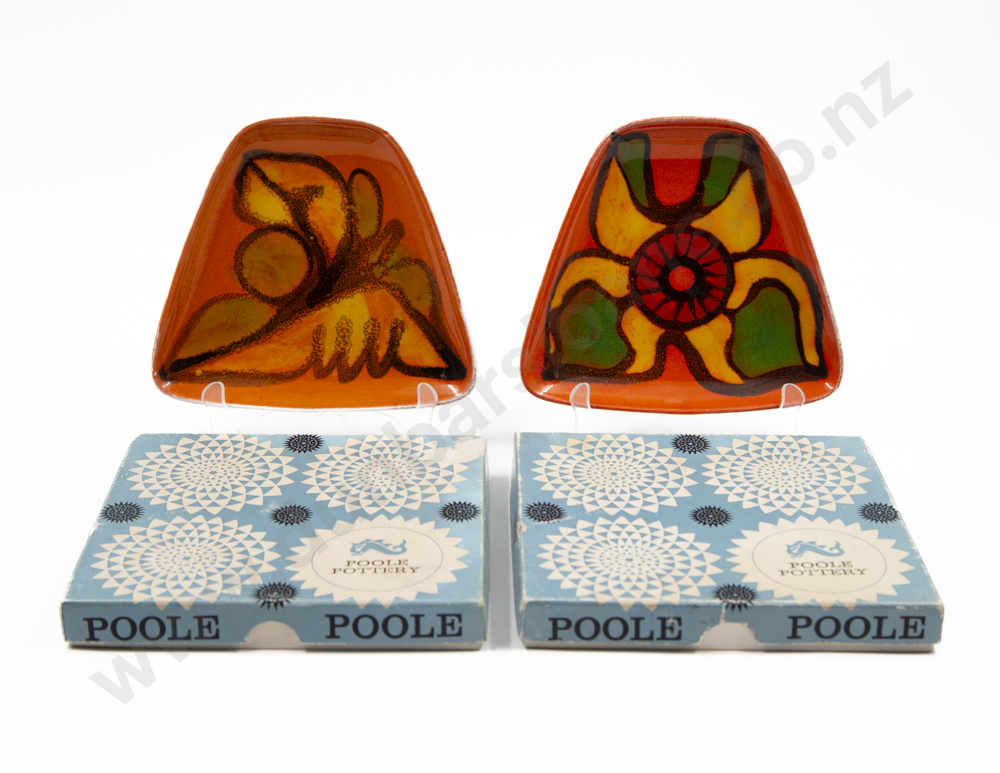 2 Boxed Poole Pottery Delphis Dishes Image 1++