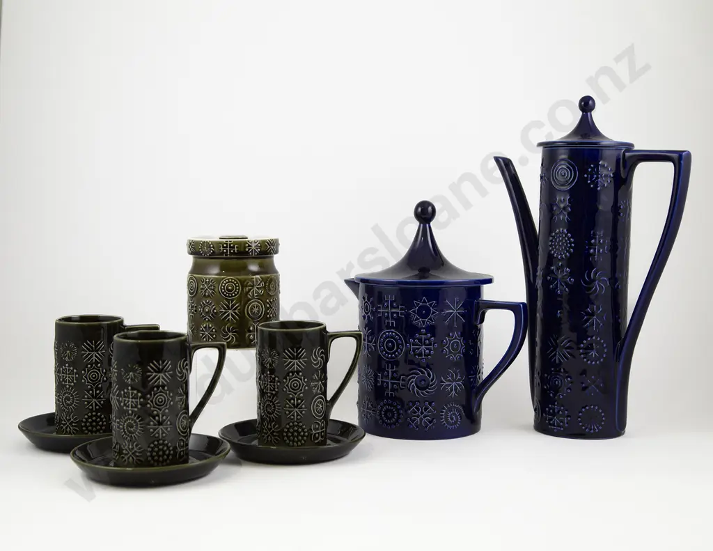 Small Mixed Group Of C1960s Portmeirion Coffee China Designed By Susan Williams Ellis Image 1++