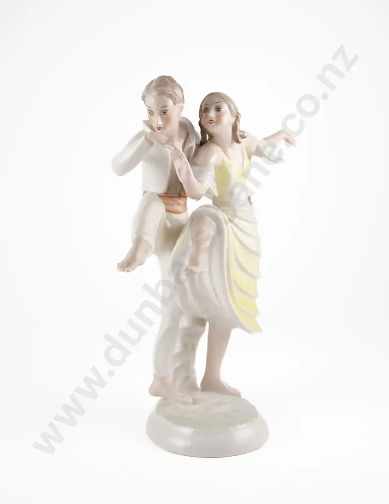 Mid C20th Hutschenreuther Figure Group Image 1++