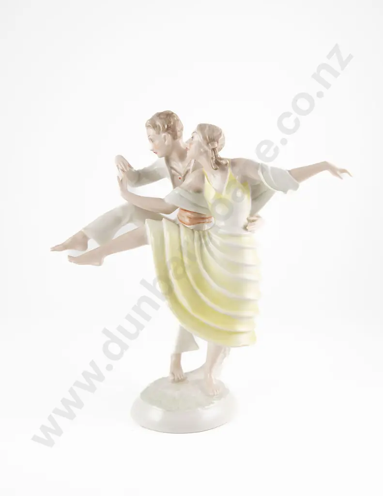 Mid C20th Hutschenreuther Figure Group Image 1++